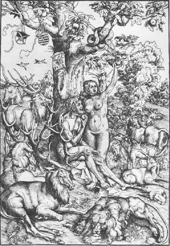 CRANACH, Lucas the Elder Adam and Eve 07